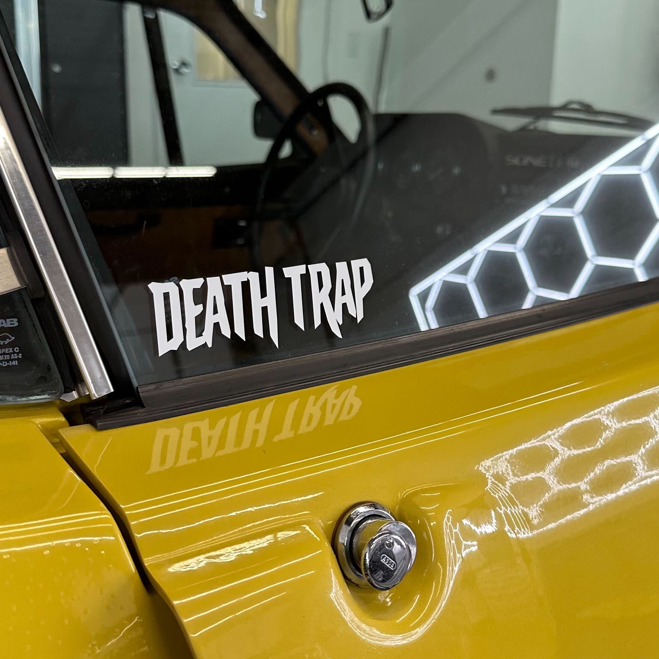 Die Cut Sticker - White Death Trap